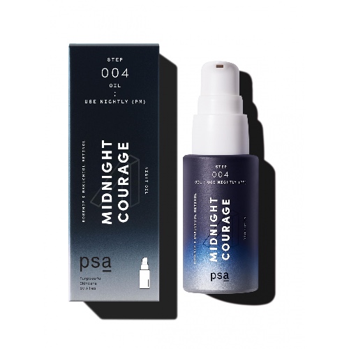 PSA MIDNIGHT COURAGE: Rosehip & Bakuchiol Night Oil