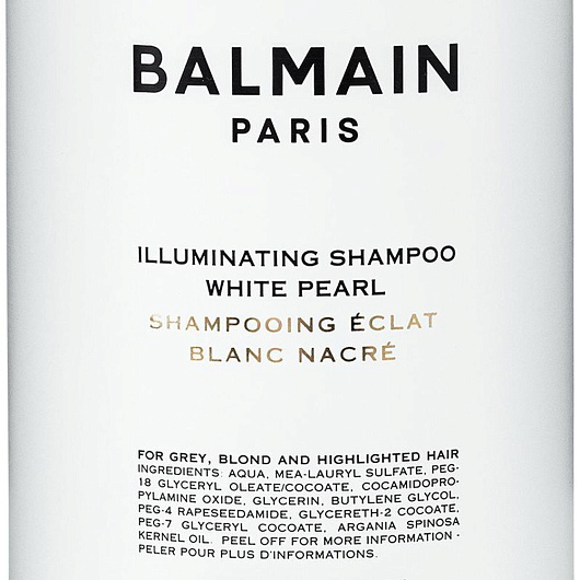 Balmain Hair Couture Illuminating Shampoo White Pearl