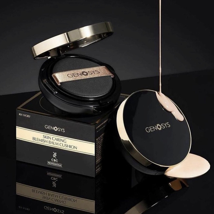 Genosys Skin Caring Blemish Balm Cushion Beige SPF50