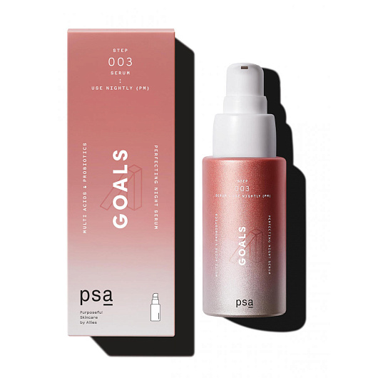 PSA GOALS: Multi Acids & Probiotics Perfecting Night Serum